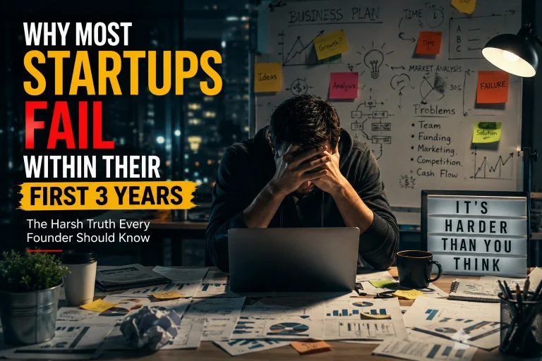 Why Most Startups Fail Within Their First 3 Years